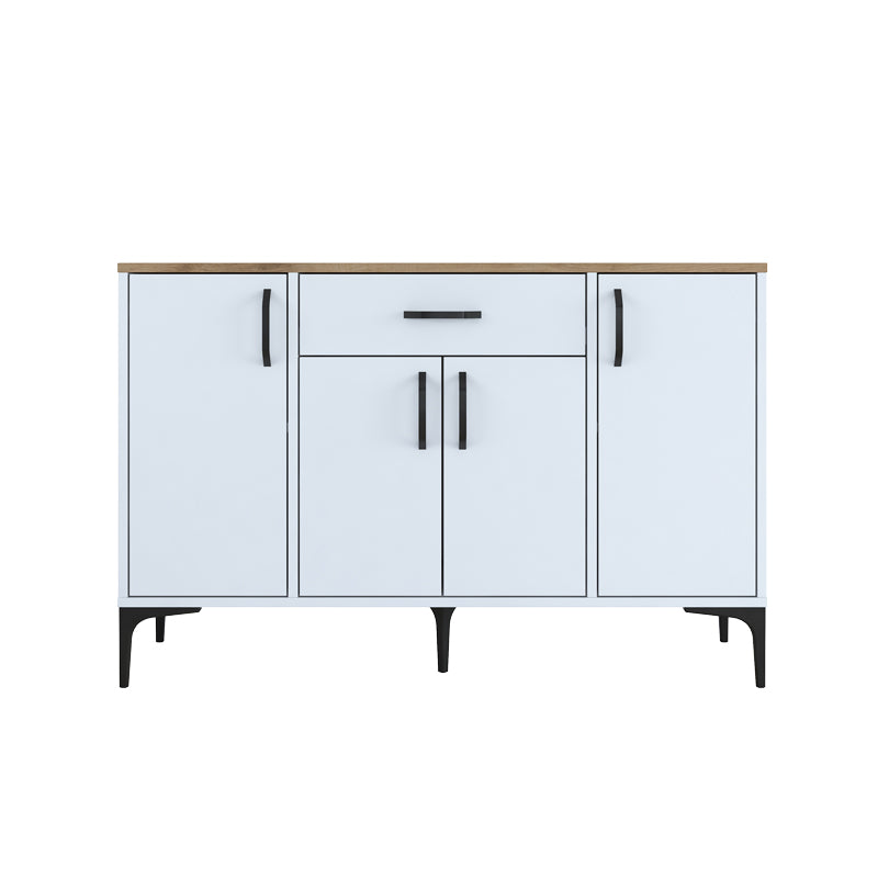 Buffet Ubron pakoworld white-walnut melamine 120x40x78.6cm