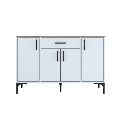 Buffet Ubron pakoworld white-walnut melamine 120x40x78.6cm