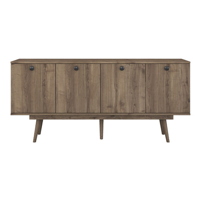 Buffet Salonde pakoworld walnut melamine-walnut pp leg 180x40x82.6cm