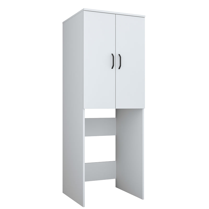 Laundry cabinet Laudy pakoworld white melamine 65x62.5x181.8cm