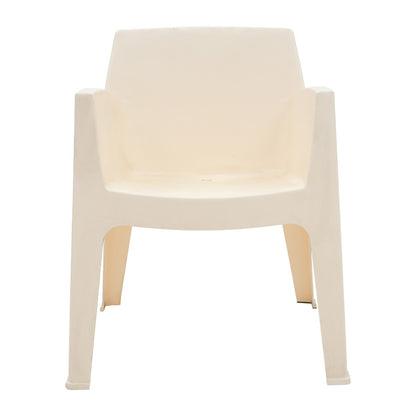 Garden armchair Milena pakoworld PP cream