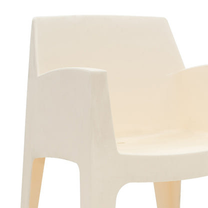 Garden armchair Milena pakoworld PP cream