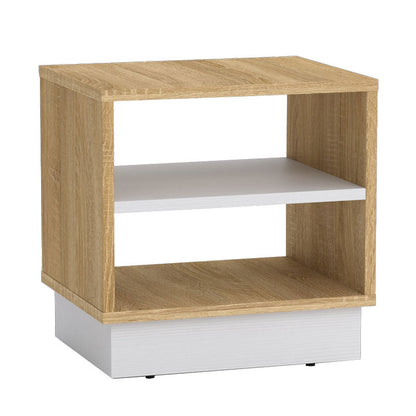 Nightstand Mason pakoworld sonoma-white 40x32x40cm