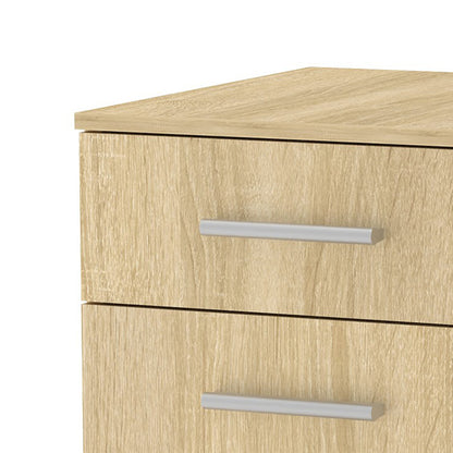 Wheeled chest of drawers Luke pakoworld sonoma 40x48.5x53.5cm