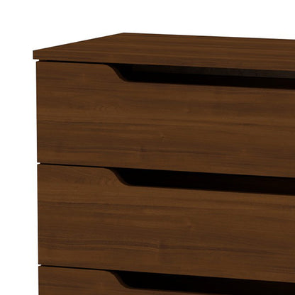 Chest of 4 drawers Azenor walnut 72x38x83cm