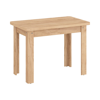 Dining table Celeste pakoworld melamine in oak color 100x60x73.5cm