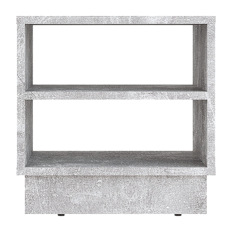 Nightstand Mason pakoworld melamine in grey marble color 40x32x40cm