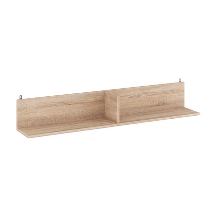 Wall shelf Drowel pakoworld in sorona color 130x21.6x20cm