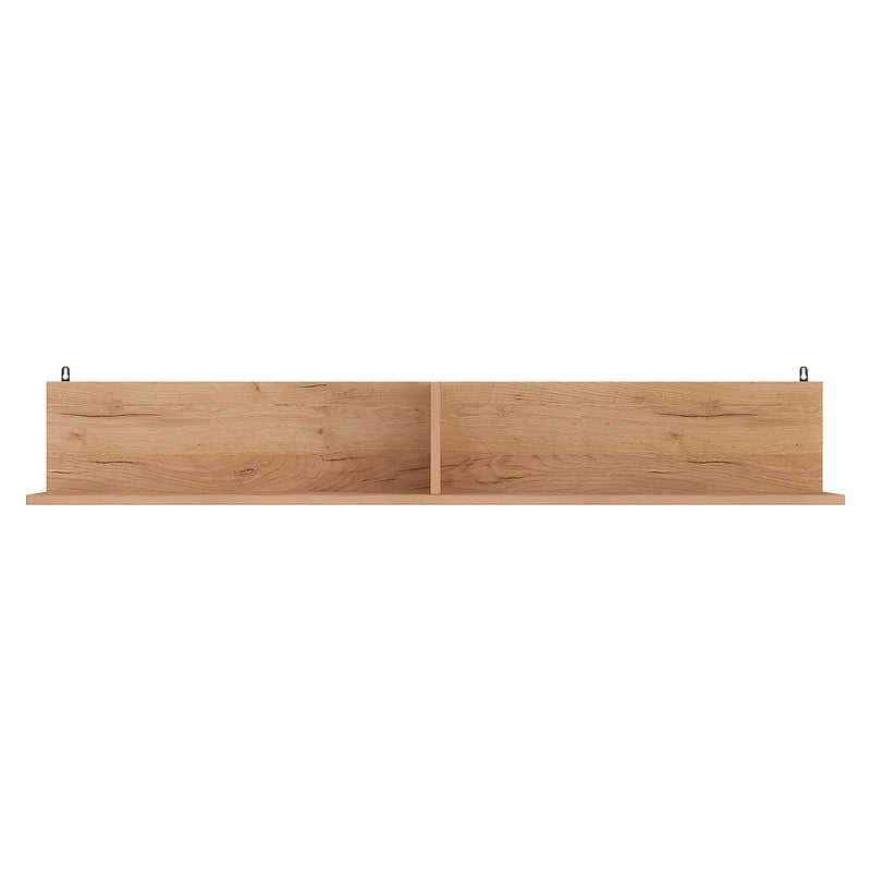 Wall shelf Drowel pakoworld in oak color 130x21.6x20cm