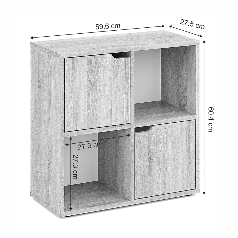 Bookcase Bookel in sonoma color 59.6x27.5x60.4cm