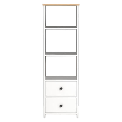 Bookcase Miro pakoworld white-oak 42.5x32x140cm