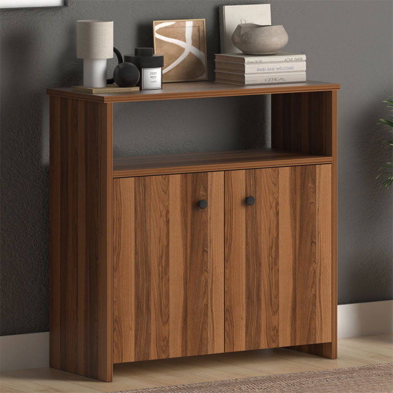 Entrance furniture Marcel pakoworld walnut 80x32x80cm