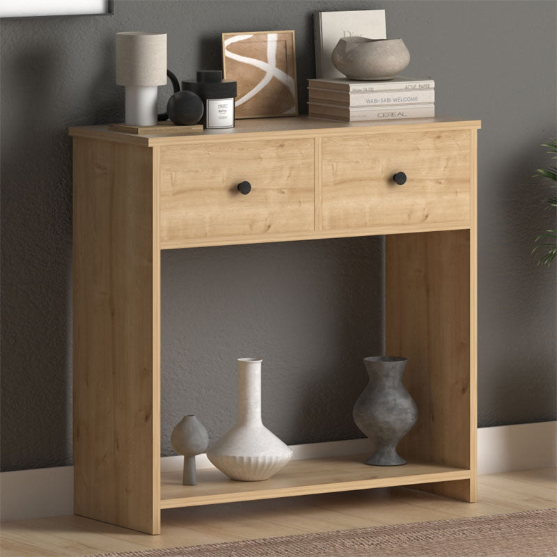 Console Brecken pakoworld oak 80x35x90cm