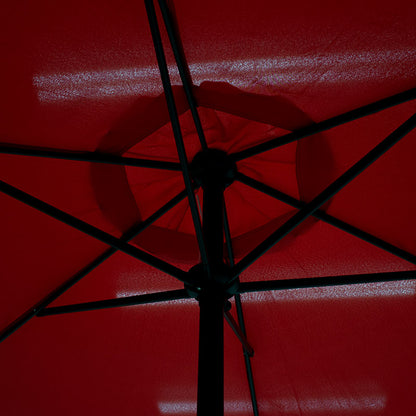 Umdrella Beach pakoworld aluminum D3m red