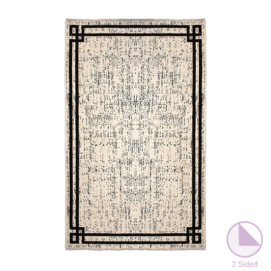 Carpet PWC-0043 pakoworld beige-black 180x120cm