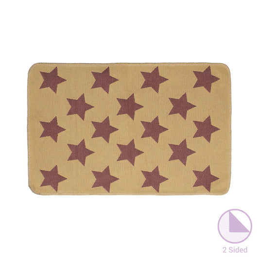 Bath mat PWC-0088 pakoworld beige-purple 80x50cm