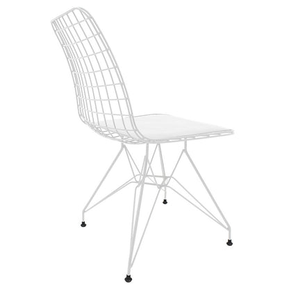 Chair Sakai pakoworld PU white-white leg