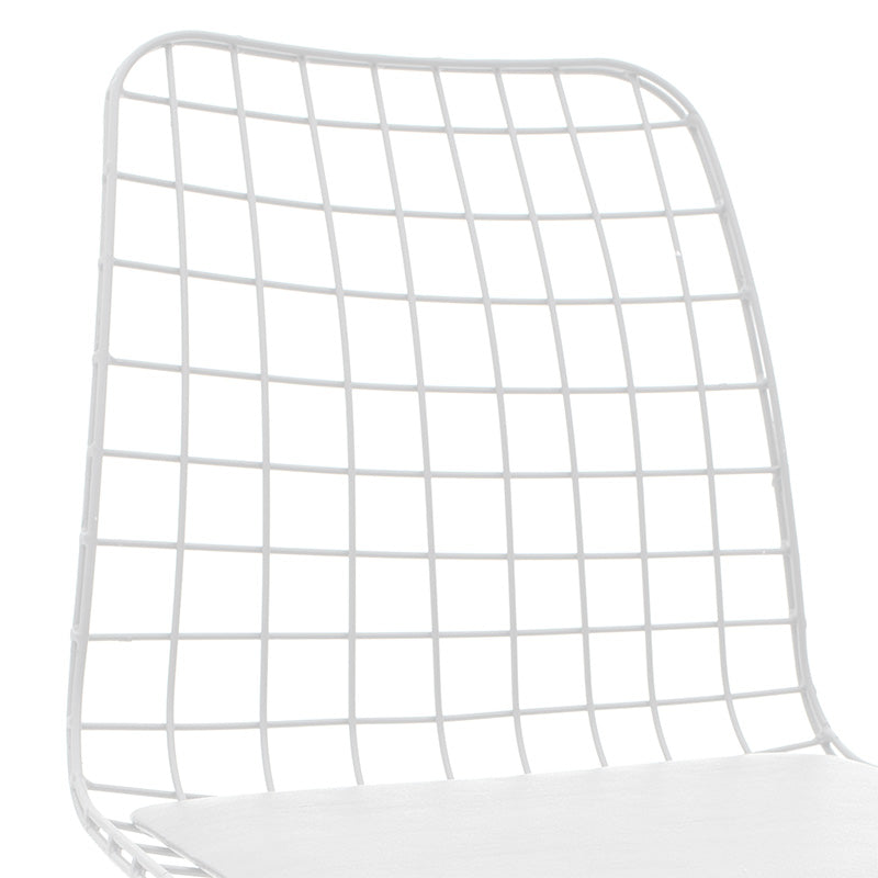 Chair Sakai pakoworld PU white-white leg