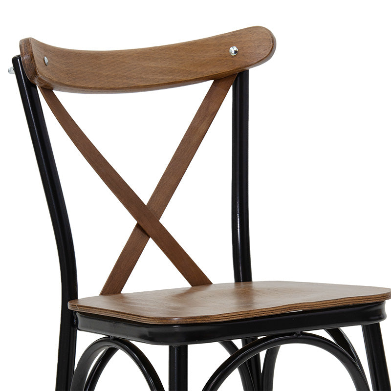 Alora pakoworld chair cherry wood-black leg