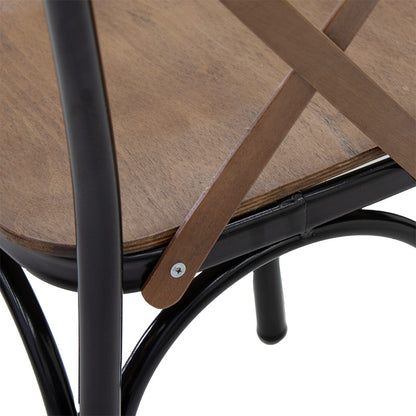 Alora pakoworld chair cherry wood-black leg