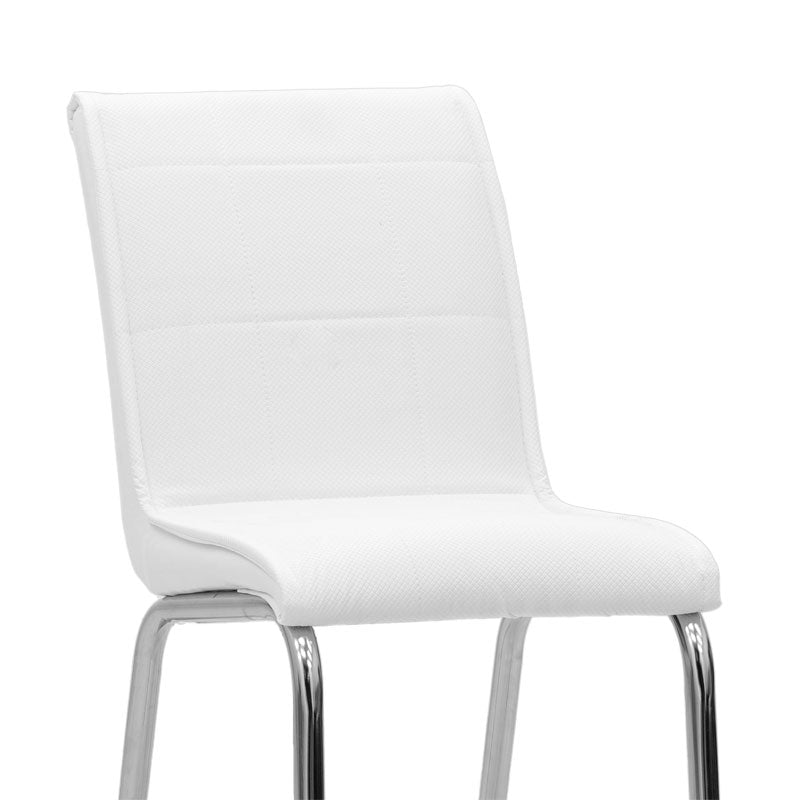 Avante pakoworld PU chair white-chrome leg