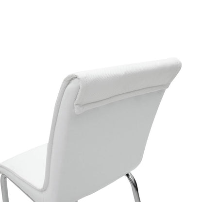 Avante pakoworld PU chair white-chrome leg