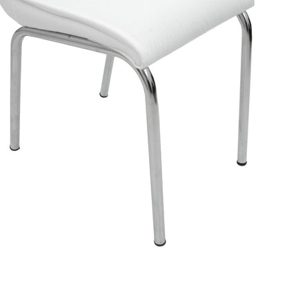 Avante pakoworld PU chair white-chrome leg