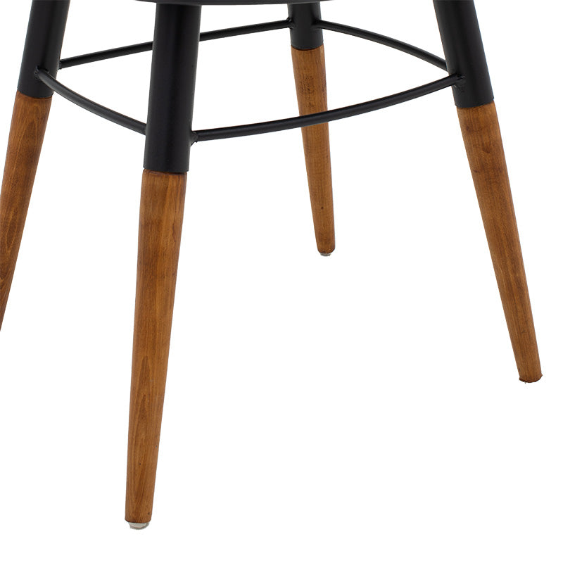 Chair Edric pakoworld PU black-walnut legs