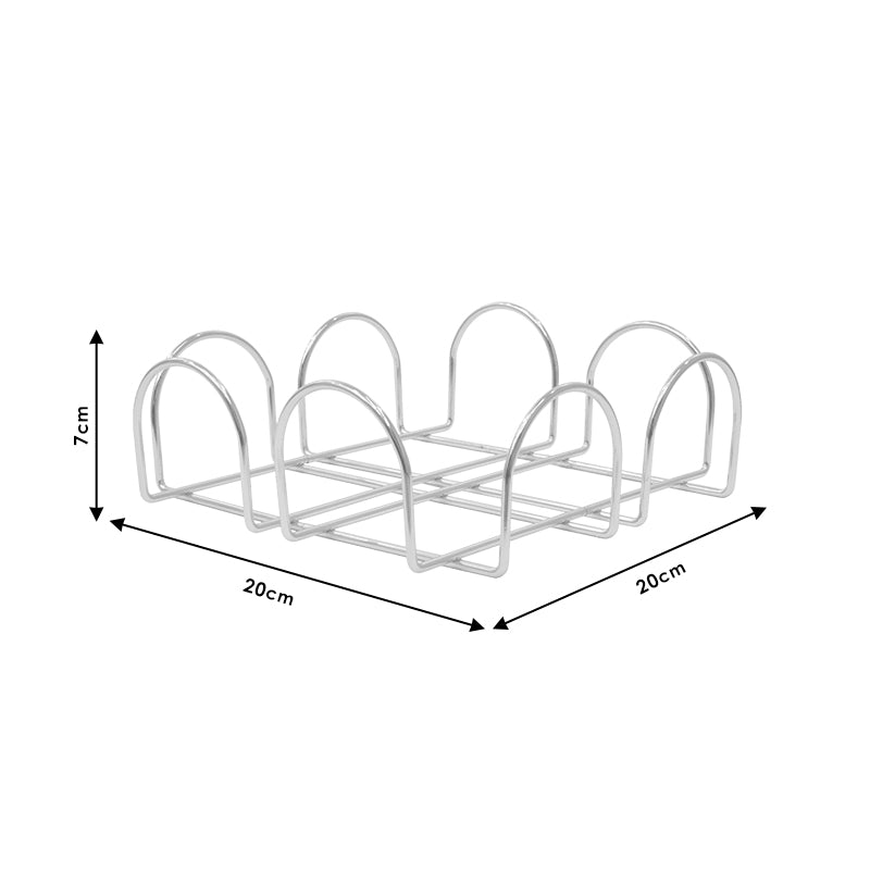 Napkin holder Peony pakoworld golden gloss 20x20x7cm