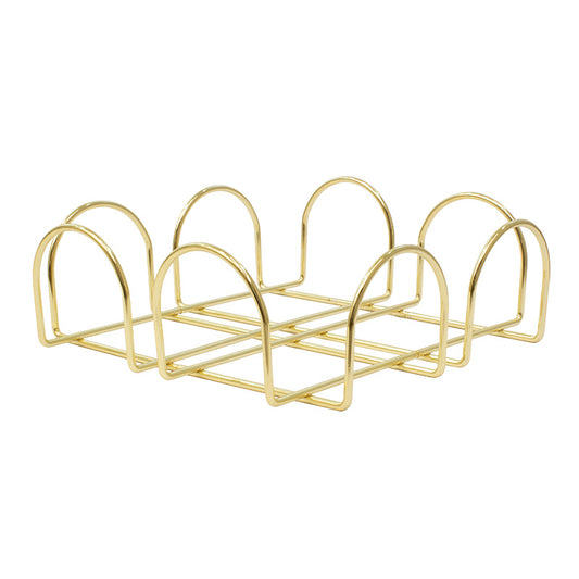 Napkin holder Peony pakoworld golden gloss 20x20x7cm