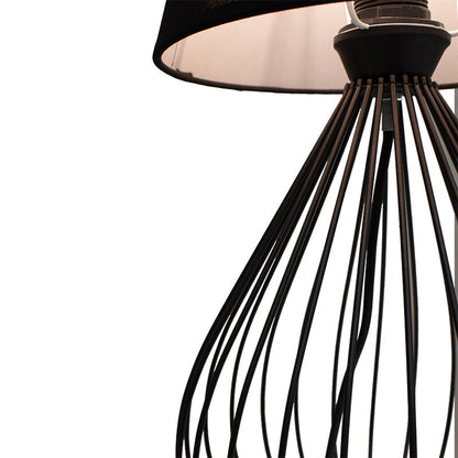 Table lamp PWL-1040 pakoworld E27 black D25x50cm