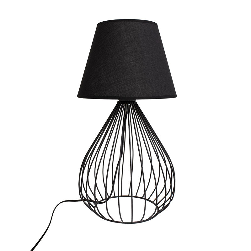 Table lamp PWL-1040 pakoworld E27 black D25x50cm