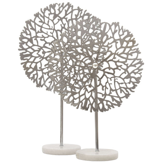 Decorative accent PWD-0108 pakoworld silver 24x40cm