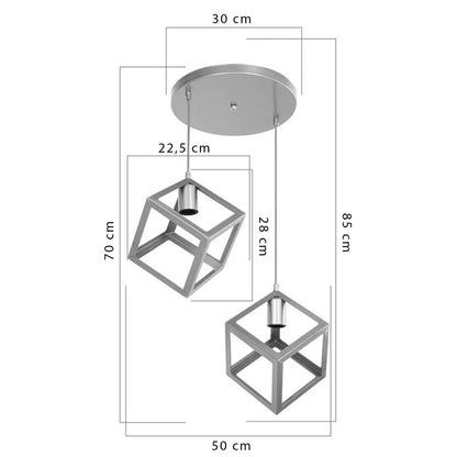 Ceiling light Deepora pakoworld E27 golden 30x65x80cm