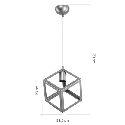 Ceiling light Deepora pakoworld E27 white D20x70cm