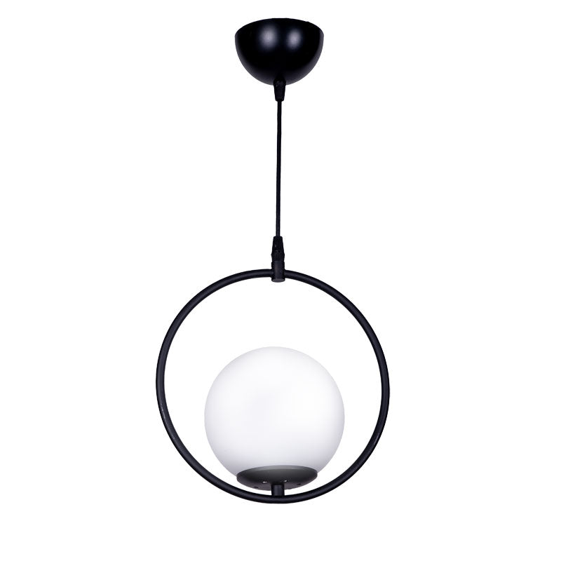 Ceiling light Elias pakoworld E27 black-white D25x56cm