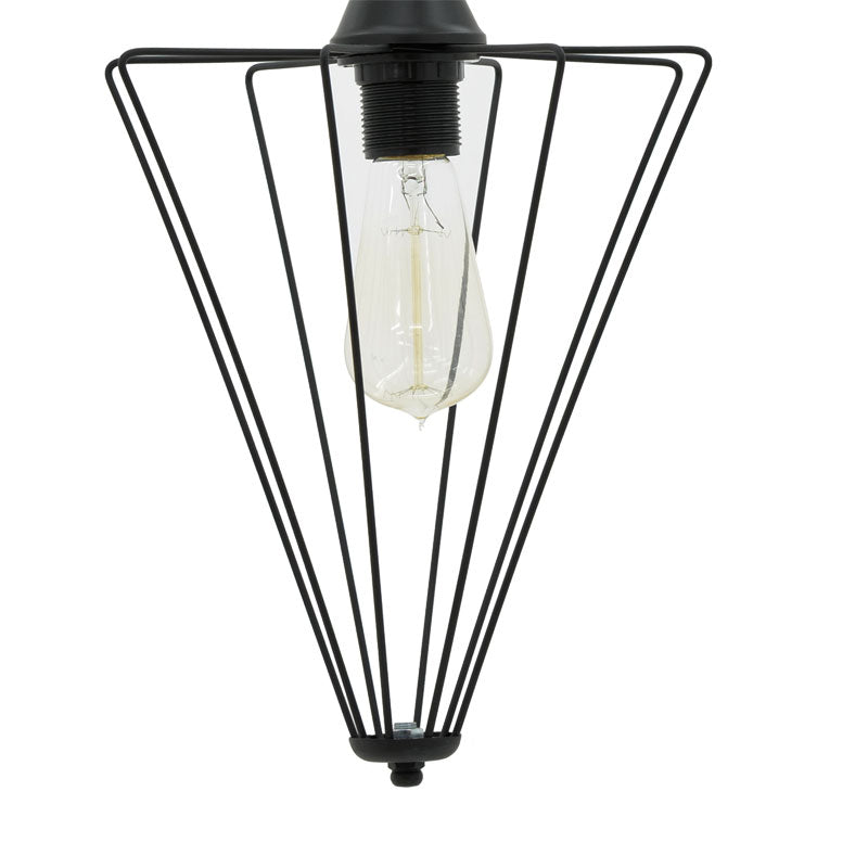 Ceiling light Saway pakoworld E27 black 30x30x80cm