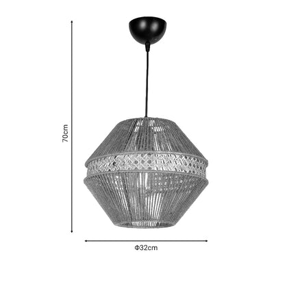 Ceiling light Efkol pakoworld natural D32x70cm