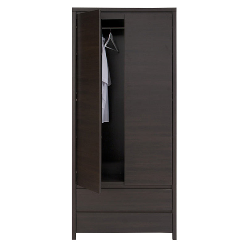 Wardrobe Selina pakoworld wenge 90x55.5x200.5cm