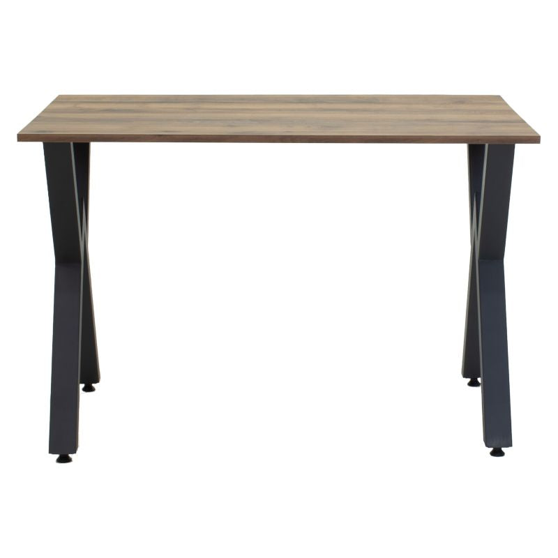 Table August pakoworld walnut-black 110x70x73cm