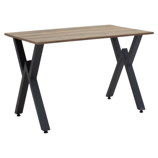 Table August pakoworld walnut-black 110x70x73cm