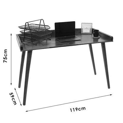 Office desk Brady  pakoworld natural pine wood walnut 119x59x75cm