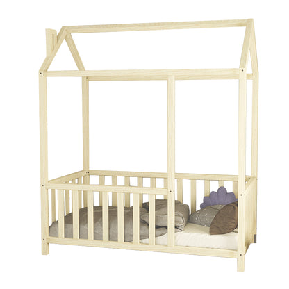 Children's bed Page pakoworld pine wood natural colour 100x200cm