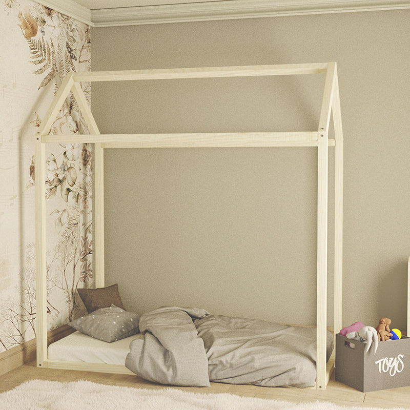 Children's bed Palace pakoworld pine wood natural color natural 70x140cm