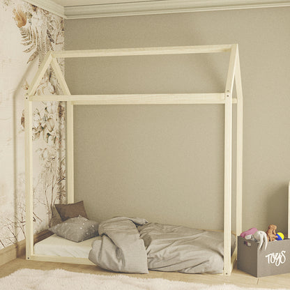 Children's bed Palace pakoworld pine wood natural color natural 70x140cm