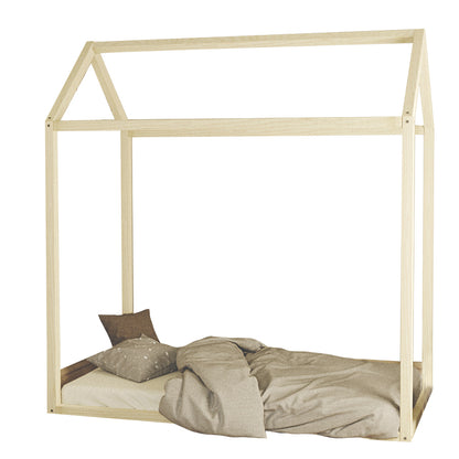 Children's bed Palace pakoworld pine wood natural color natural 70x140cm
