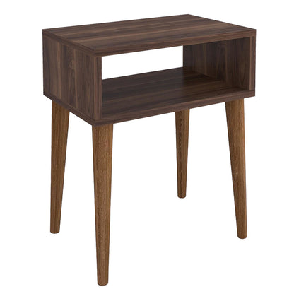 Nightstand Hank walnut 45x30x60cm