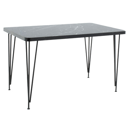 Table Bruce pakoworld black marble-black 120x73x73cm