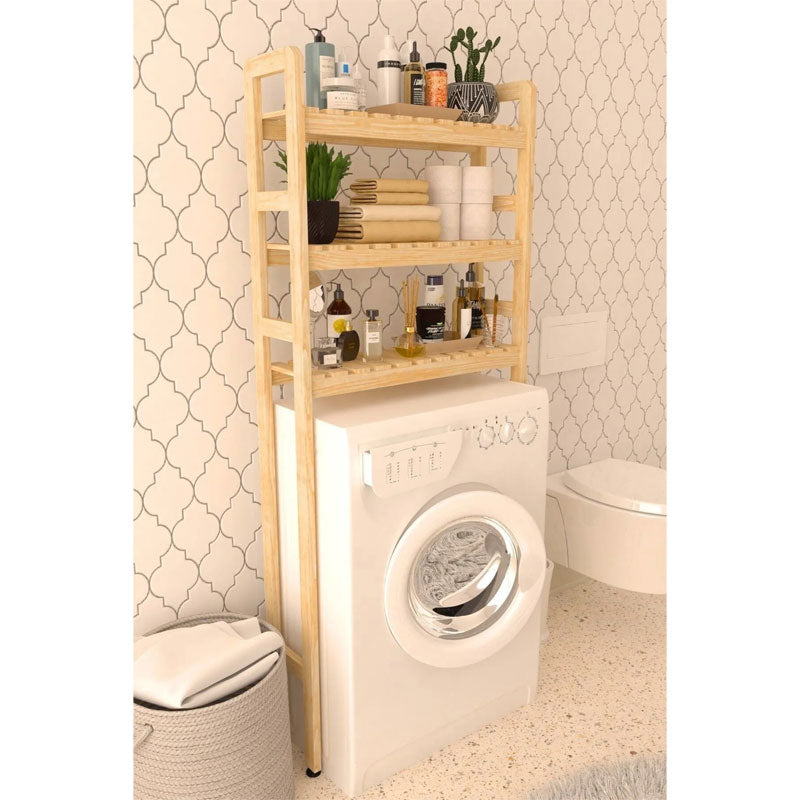 Laundry cabinet Godric pakoworld natural 70x21x150cm