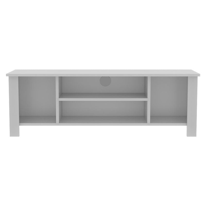 Tv stand Tserium pakoworld melamine white 120x30x45cm